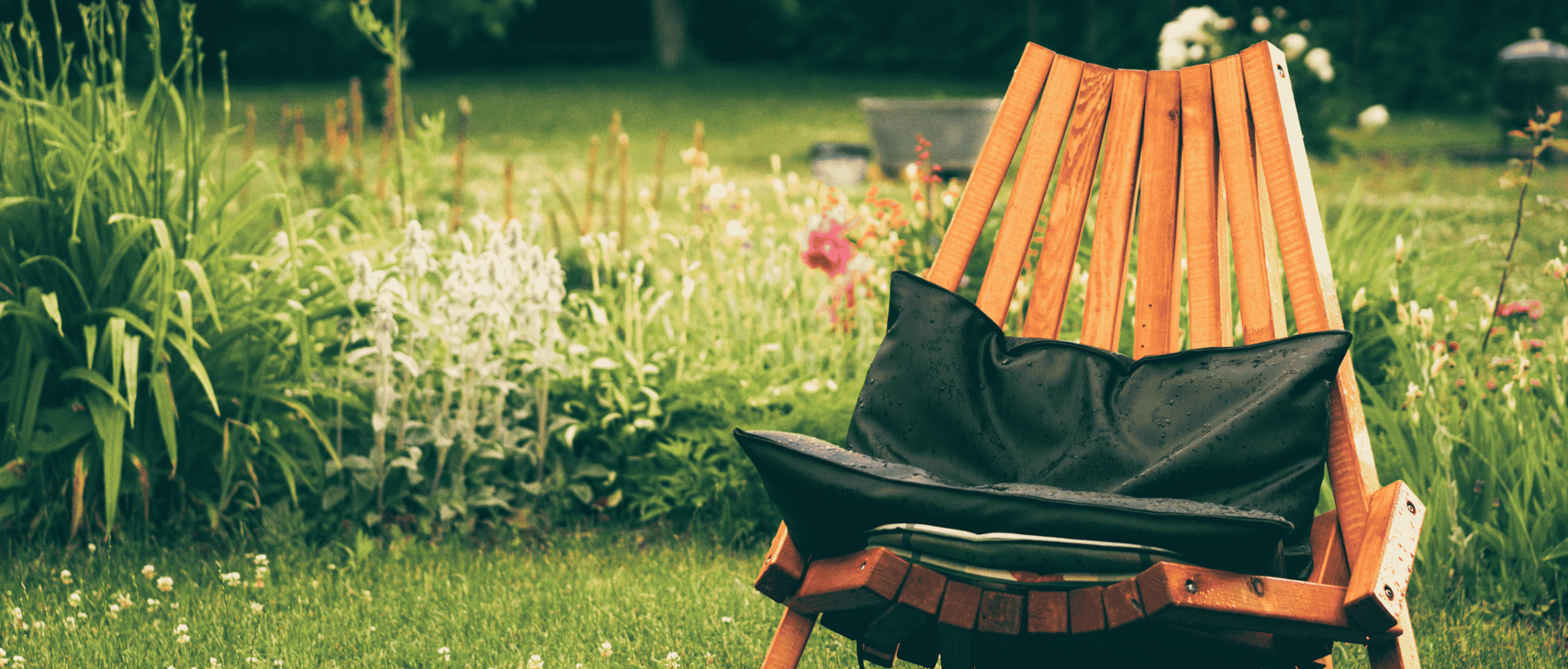 jardin pendant les vacances